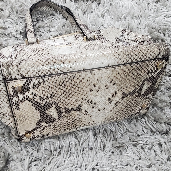 Kate Spade Savannah Parliament Medium Snakeskin Detachable Crosbody - Picture 3 of 13